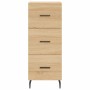 Credenza Rovere Sonoma 34,5x34x180 cm in Legno Multistrato