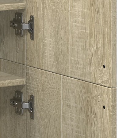 Scarpiera Rovere Sonoma 80x39x178 cm in Legno Multistrato