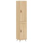 Credenza Rovere Sonoma 34,5x34x180 cm in Legno Multistrato