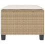 Set da Bistrò 3 pz con Cuscini Beige in Polyrattan