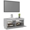 Mobile Porta TV con Luci LED Grigio Sonoma 80x35x40 cm