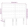 Testiere 4 pz Grigie 72x5x78/88 cm in Similpelle