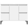 Mobile Lavabo Bianco 80x33x60 cm in Legno Multistrato