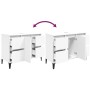 Mobile Lavabo Bianco 80x33x60 cm in Legno Multistrato