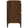 Mobile Lavabo Rovere Marrone 80x33x60 cm in Legno Multistrato