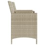 Divano Giardino 2Posti Tavolo Sgabelli Grigio Chiaro Polyrattan