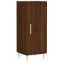 Credenza Rovere Marrone 34,5x34x180 cm in Legno Multistrato