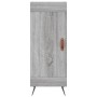 Credenza Grigio Sonoma 34,5x34x180 cm in Legno Multistrato