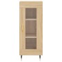 Credenza Rovere Sonoma 34,5x34x180 cm in Legno Multistrato