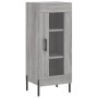 Credenza Grigio Sonoma 34,5x34x180 cm in Legno Multistrato