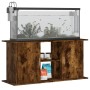 Supporto Acquario 121x41x58 cm in Legno Multistrato Rovere Fumo