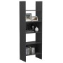 Libreria Grigia 60x35x180 cm in Legno Multistrato