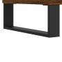 Credenza Rovere Marrone 34,5x34x180 cm in Legno Multistrato