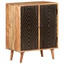 Credenza 60x35x75 cm in Legno Massello di Acacia