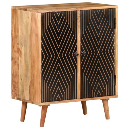 Credenza 60x35x75 cm in Legno Massello di Acacia