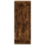 Credenza Rovere Fumo 34,5x34x180 cm in Legno Multistrato