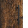 Credenza Rovere Fumo 34,5x34x180 cm in Legno Multistrato
