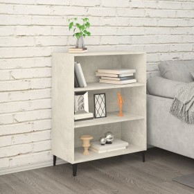 Credenza Grigio Cemento 69,5x32,5x90 cm in Legno Multistrato