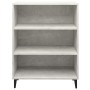 Credenza Grigio Cemento 69,5x32,5x90 cm in Legno Multistrato