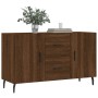 Credenza Rovere Marrone 100x36x60 cm in Legno Multistrato