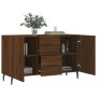 Credenza Rovere Marrone 100x36x60 cm in Legno Multistrato