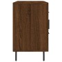 Credenza Rovere Marrone 100x36x60 cm in Legno Multistrato