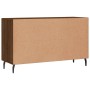 Credenza Rovere Marrone 100x36x60 cm in Legno Multistrato