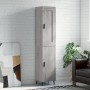 Credenza Grigio Sonoma 34,5x34x180 cm in Legno Multistrato