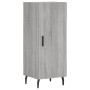 Credenza Grigio Sonoma 34,5x34x180 cm in Legno Multistrato