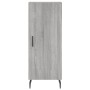 Credenza Grigio Sonoma 34,5x34x180 cm in Legno Multistrato