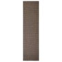 Tappeto in Sisal per Tiragraffi Marrone 80x300 cm