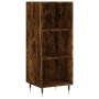 Credenza Rovere Fumo 34,5x34x180 cm in Legno Multistrato