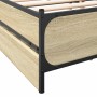 Giroletto Cassetti Rovere Sonoma 200x200 cm Legno Multistrato