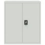 Armadio Classificatore Grigio Chiaro 90x40x105 cm in Acciaio