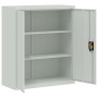 Armadio Classificatore Grigio Chiaro 90x40x105 cm in Acciaio