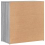 Credenze 2 pz Grigio Sonoma 79x38x80 cm in Legno Multistrato