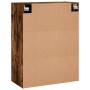 Mobili a Parete 2 pz Rovere Fumo 69,5x34x90 cm