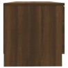 Mobili TV 2 pz Rovere Marrone 80x35x36,5cm in Legno Multistrato