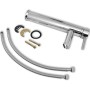Set Mobili da Bagno 4 pz con Lavabo e Rubinetto Beige