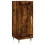 Credenza Rovere Fumo 34,5x34x180 cm in Legno Multistrato