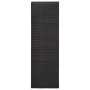 Tappeto in Sisal per Tiragraffi Nero 80x250 cm