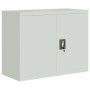 Armadio Classificatore Grigio Chiaro 90x40x70 cm in Acciaio