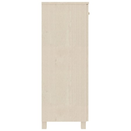 Scarpiera HAMAR Miele 85x40x108 cm in Legno Massello di Pino