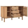 Credenza OTTA 113,5x43x73 cm in Legno Massello di Pino