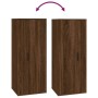 Set Mobili Porta TV 5 pz Rovere Marrone in Legno Multistrato