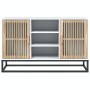 Credenza Bianca 105x30x65 cm in Legno Multistrato