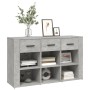 Credenza Grigio Cemento 100x30x59,5 cm in Legno Multistrato