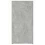 Credenza Grigio Cemento 100x30x59,5 cm in Legno Multistrato