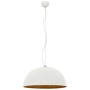 Lampadario da Soffitto Bianco e Oro Ø50 cm E27