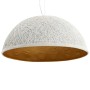 Lampadario da Soffitto Bianco e Oro Ø50 cm E27